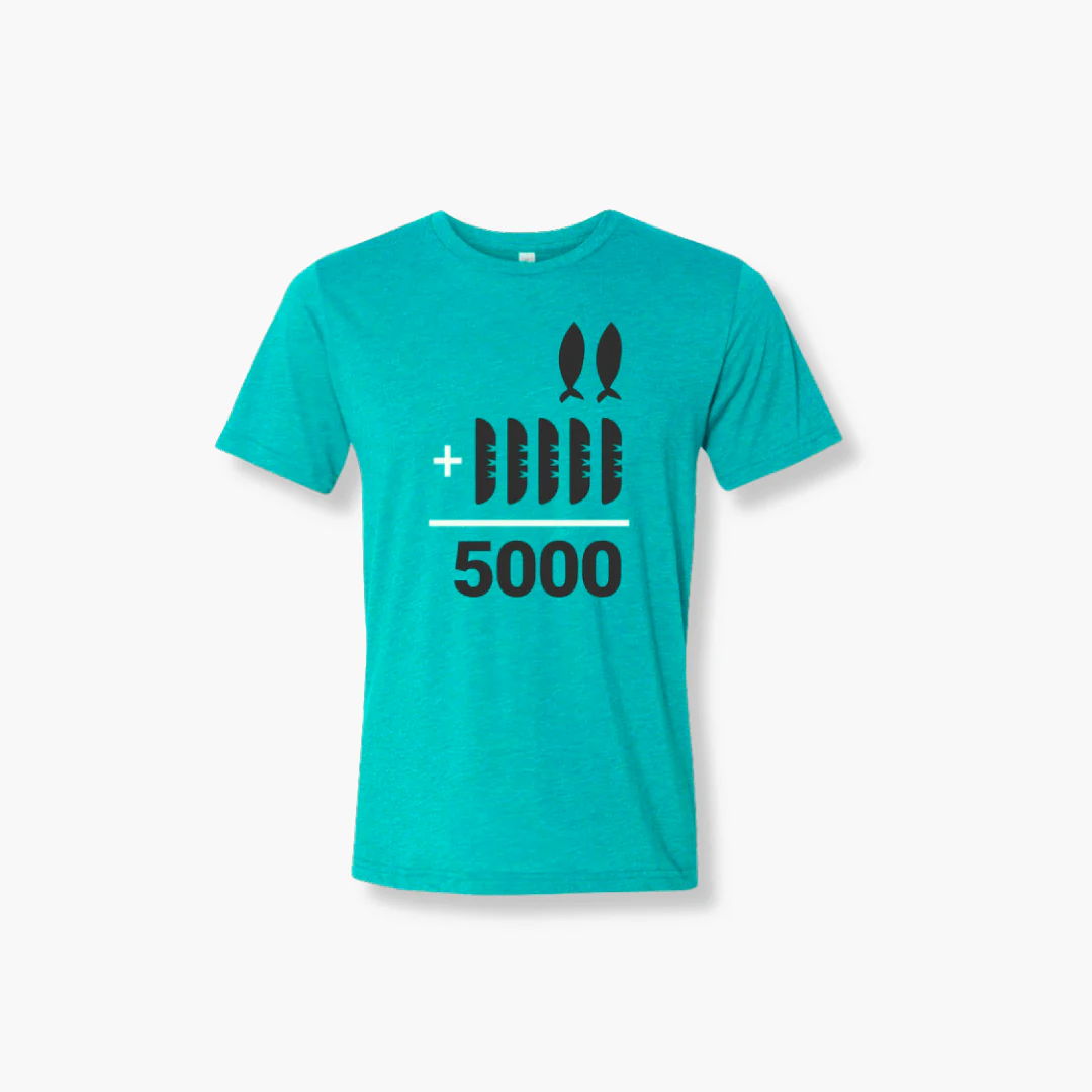 2+5=5000 T-Shirt (Youth and Adult) - Image 5