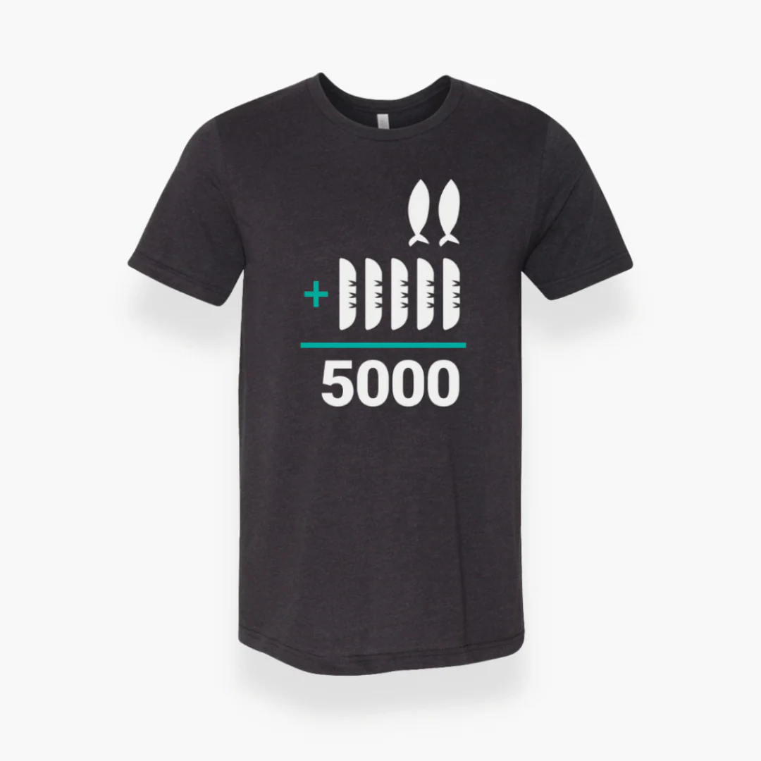 2+5=5000 T-Shirt (Youth and Adult) - Image 6