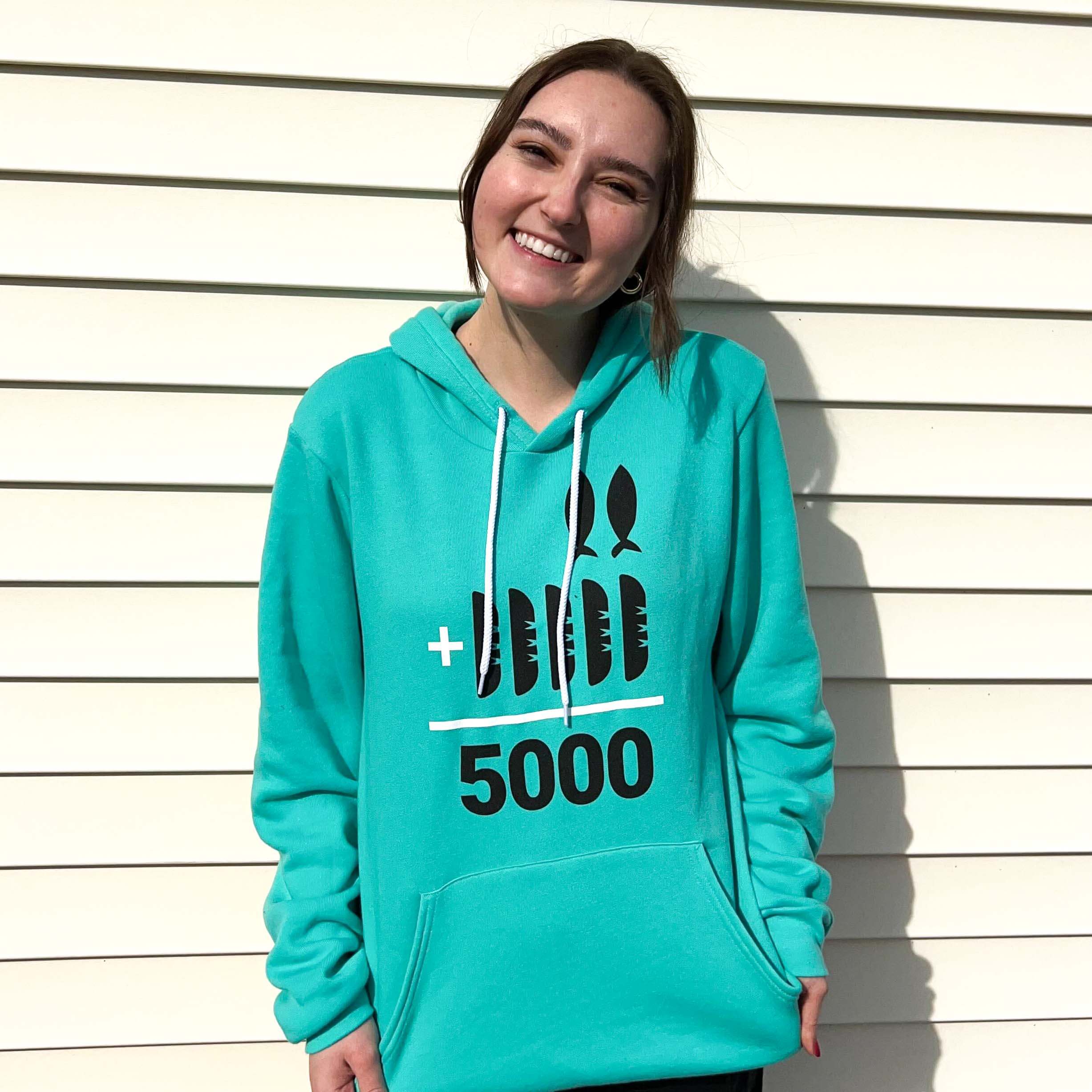 2+5=5000 Hoodie - Image 8