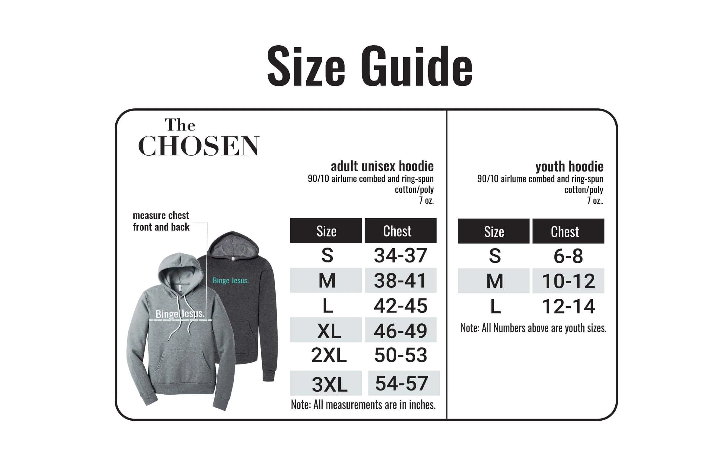 Binge Jesus Chosen Hoodie - Image 6