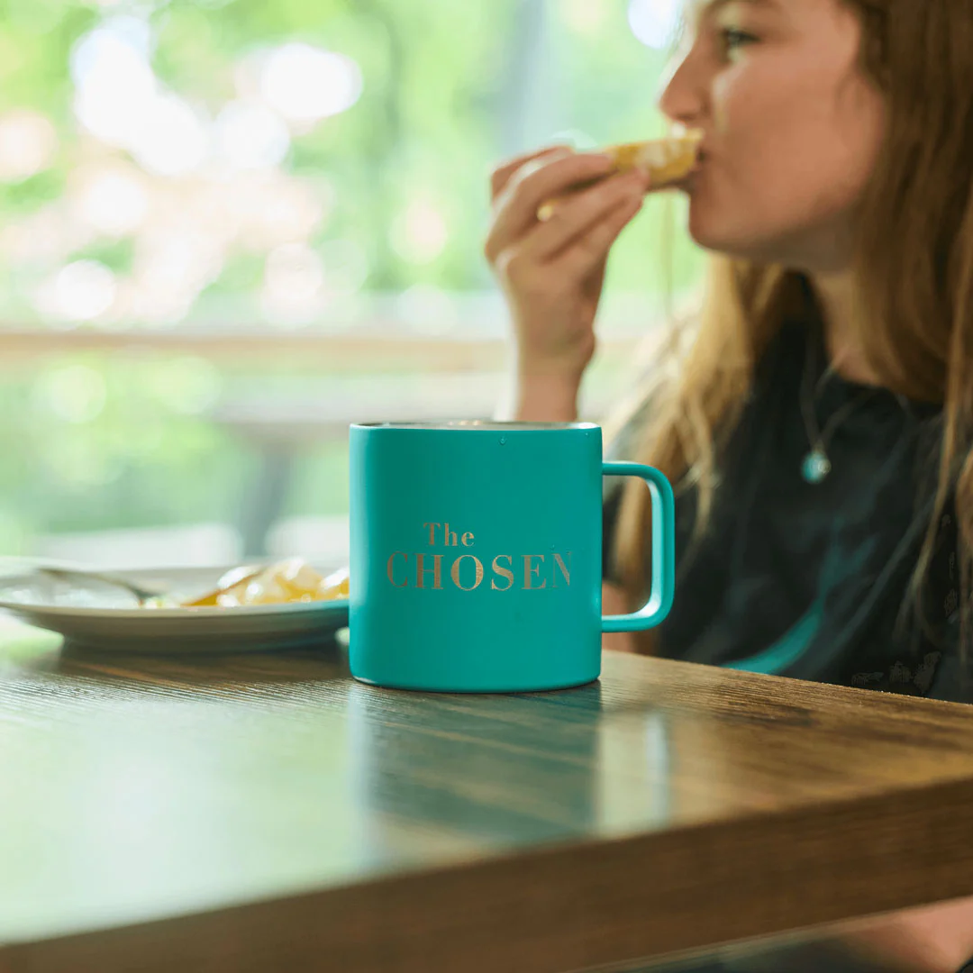 Get Used to Different Stainless Steel Teal 16 oz. Mug - Image 5