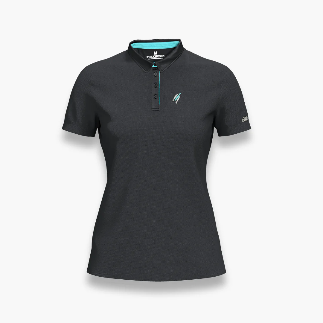 The Chosen Black + Teal Polos - Image 3