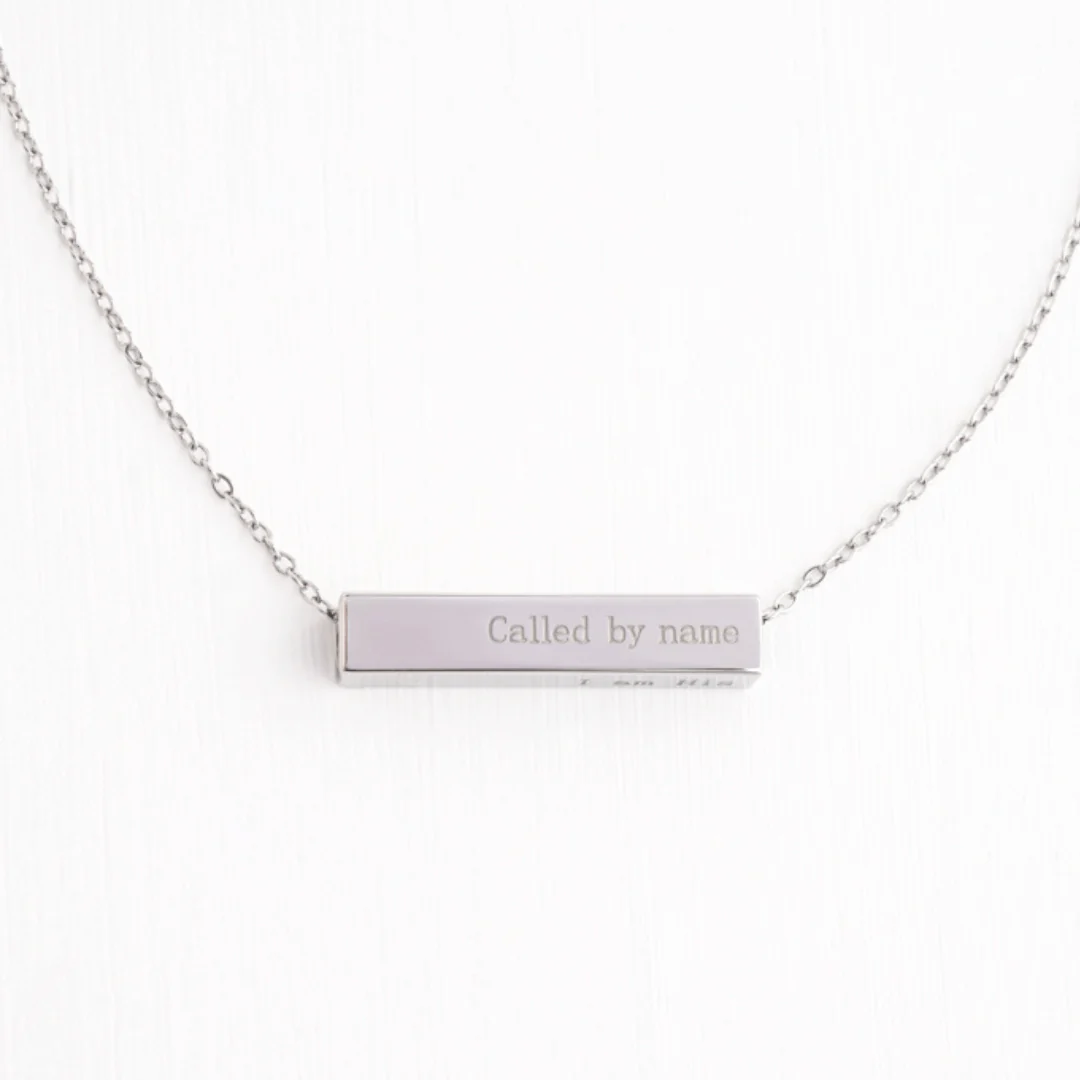 The Chosen Four-Sided Necklace Silver - Image 10
