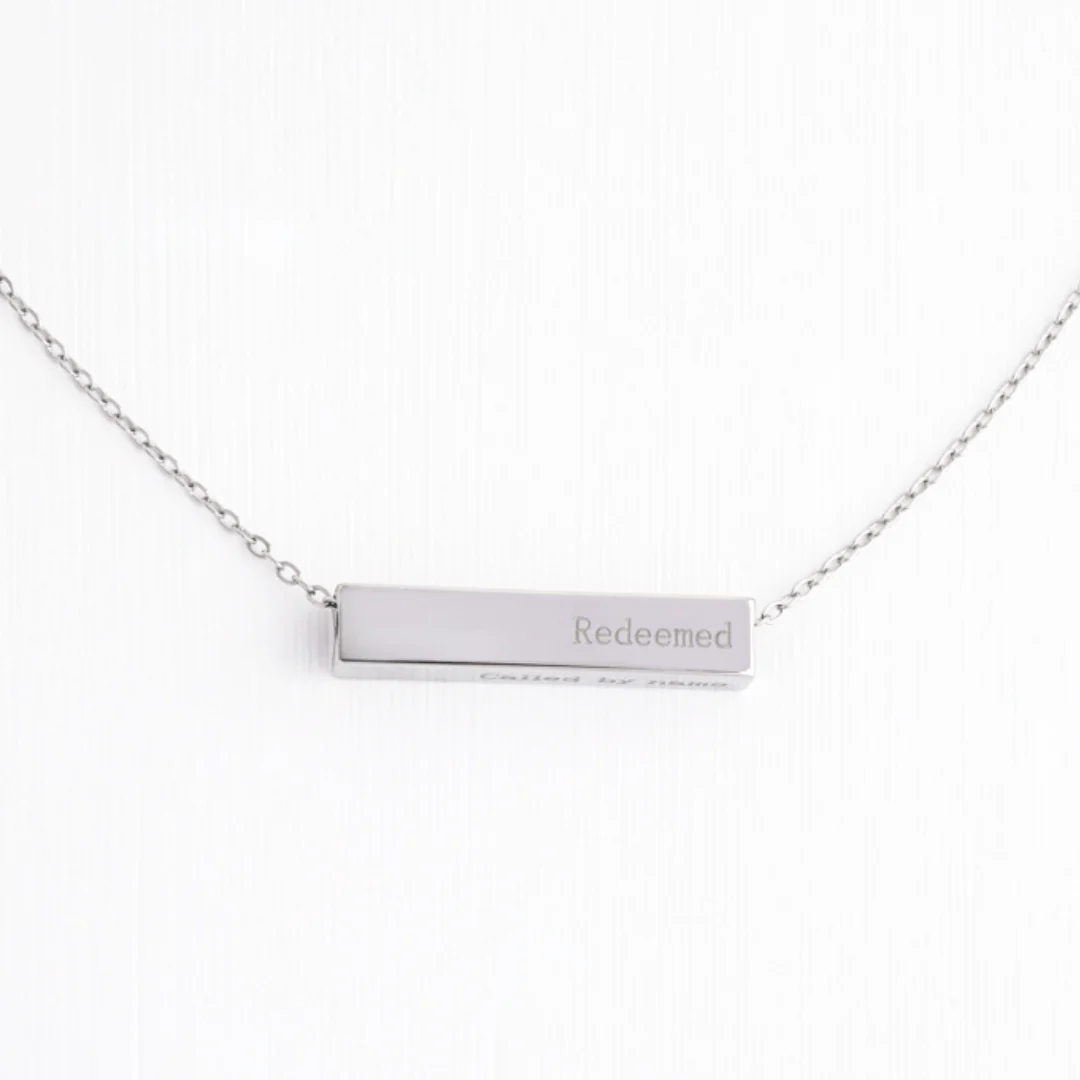 The Chosen Four-Sided Necklace Silver - Image 8