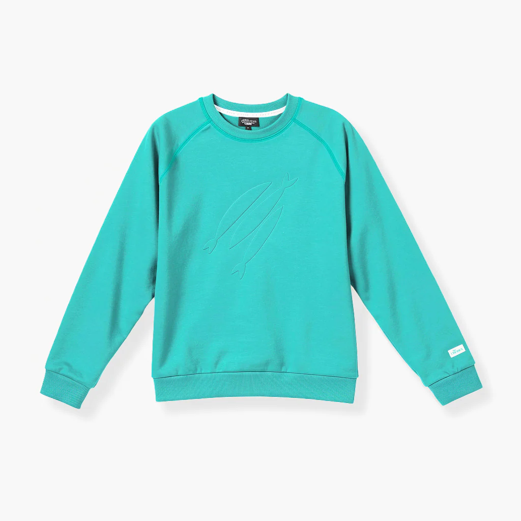 Three Fish Embossed Crewneck - Image 3