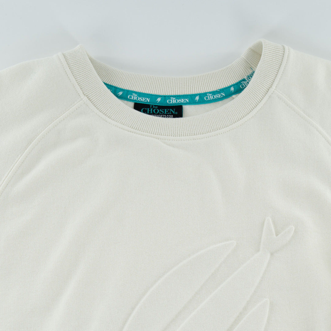 Three Fish Embossed Crewneck - Image 7