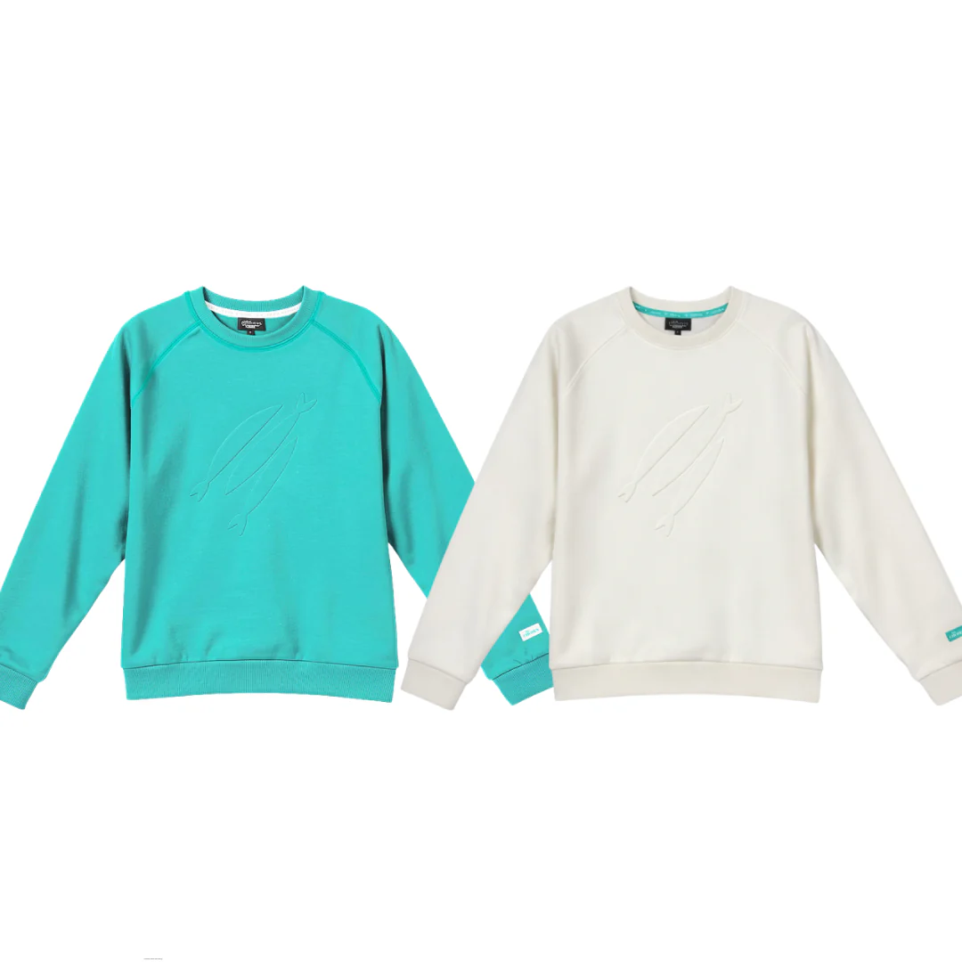 Three Fish Embossed Crewneck - Image 8
