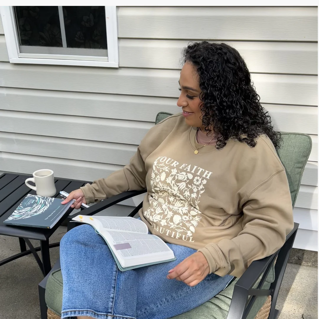 Your Faith Is Beautiful Crewneck - Image 3