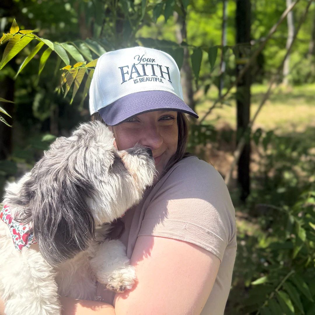 Your Faith Is Beautiful Trucker Hat - Image 4